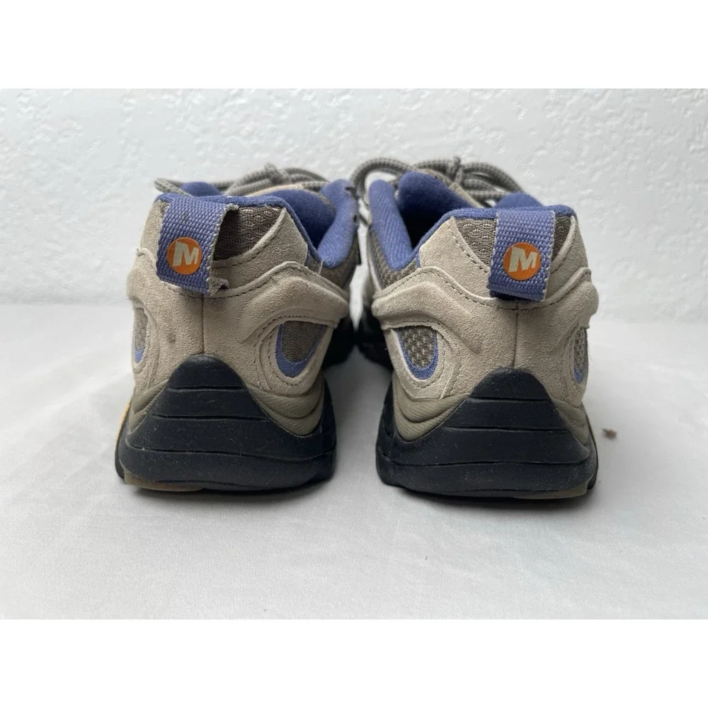 Merrell Moab 3 Hiking Shoes Womens Sz 6.5 Waterproof Sneakers Gray Blue Altitude